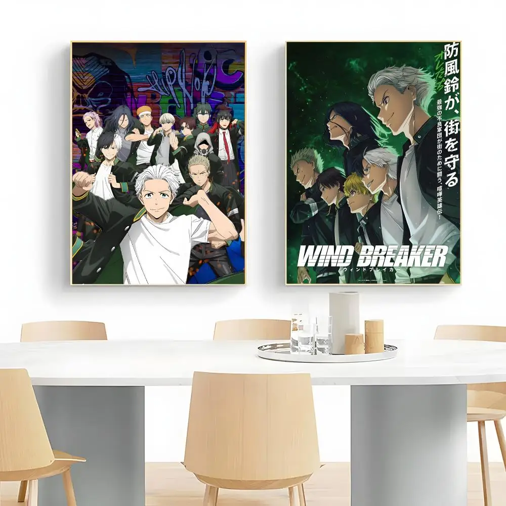 action anime W-Wind Breaker Poster Wall Art Print Decorative Mural Home Decor Gift Unframed