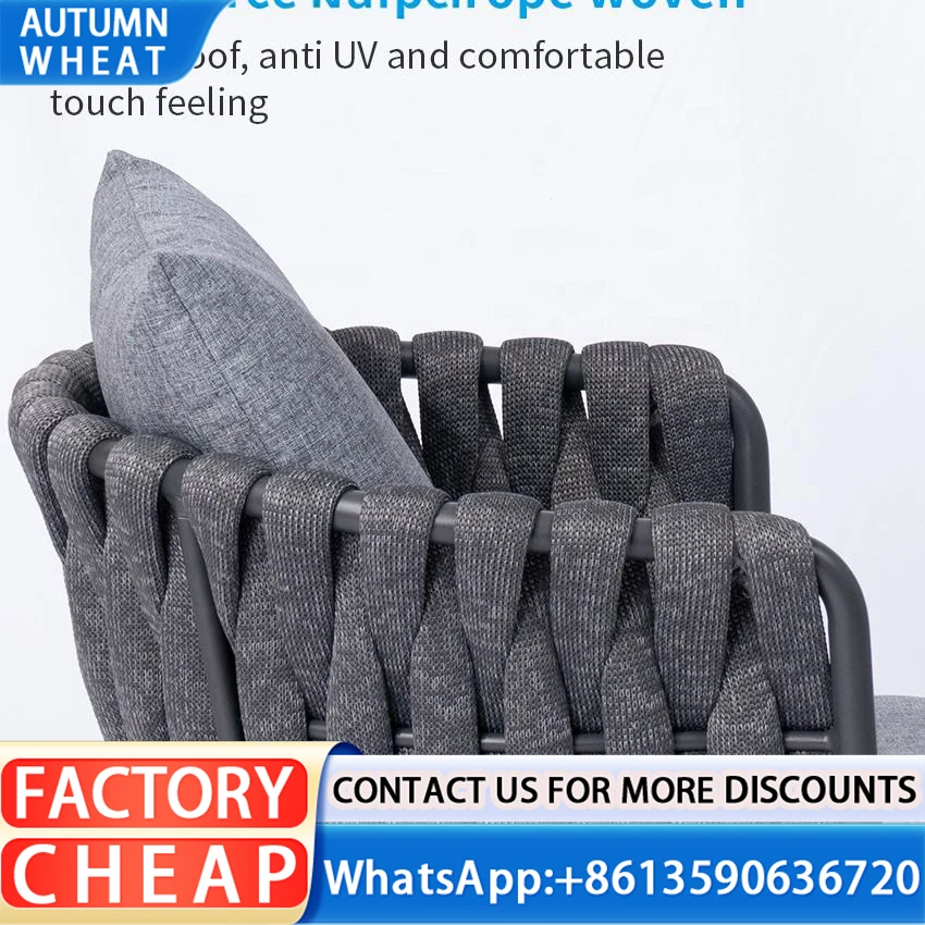 Cast aluminum garden chair for patio yard balcony villa outdoor furniture grey ceramic dining table and chair 4 or 6 seaters