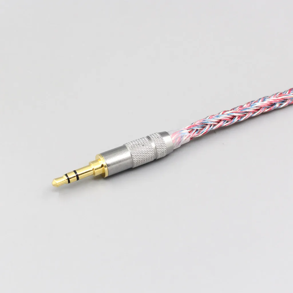 16-ядерный серебристый OCC OFC смешанный плетеный кабель для фокусного расстояния Elear Elex Elegia Stellia Dual 3,5 мм разъем для наушников LN008258