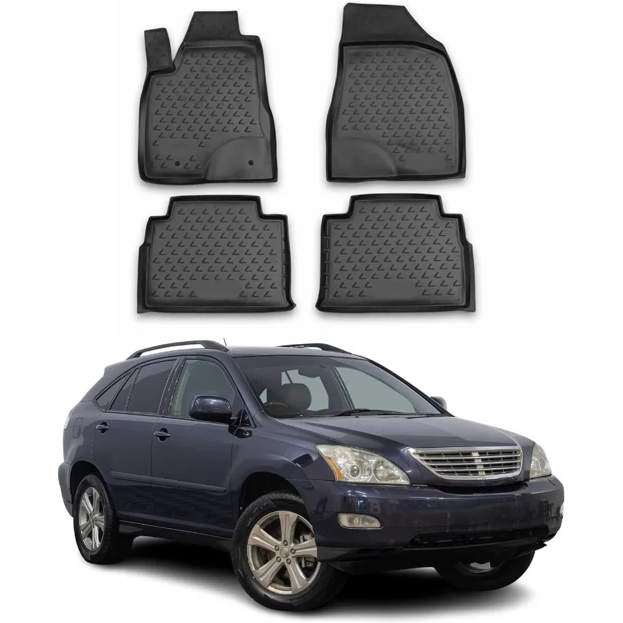 

Коврики OMAC для Lexus RX350 RX330 RX400h 2003-2009 Автомобильные коврики Всепогодные 3D резиновые коврики на заказ Водонепроницаемые без запаха TPE Fl