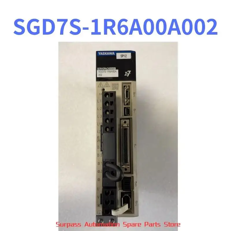 SGD7S-1R6A00A002 Second-hand servo driver 200W functional test completed, in good condition