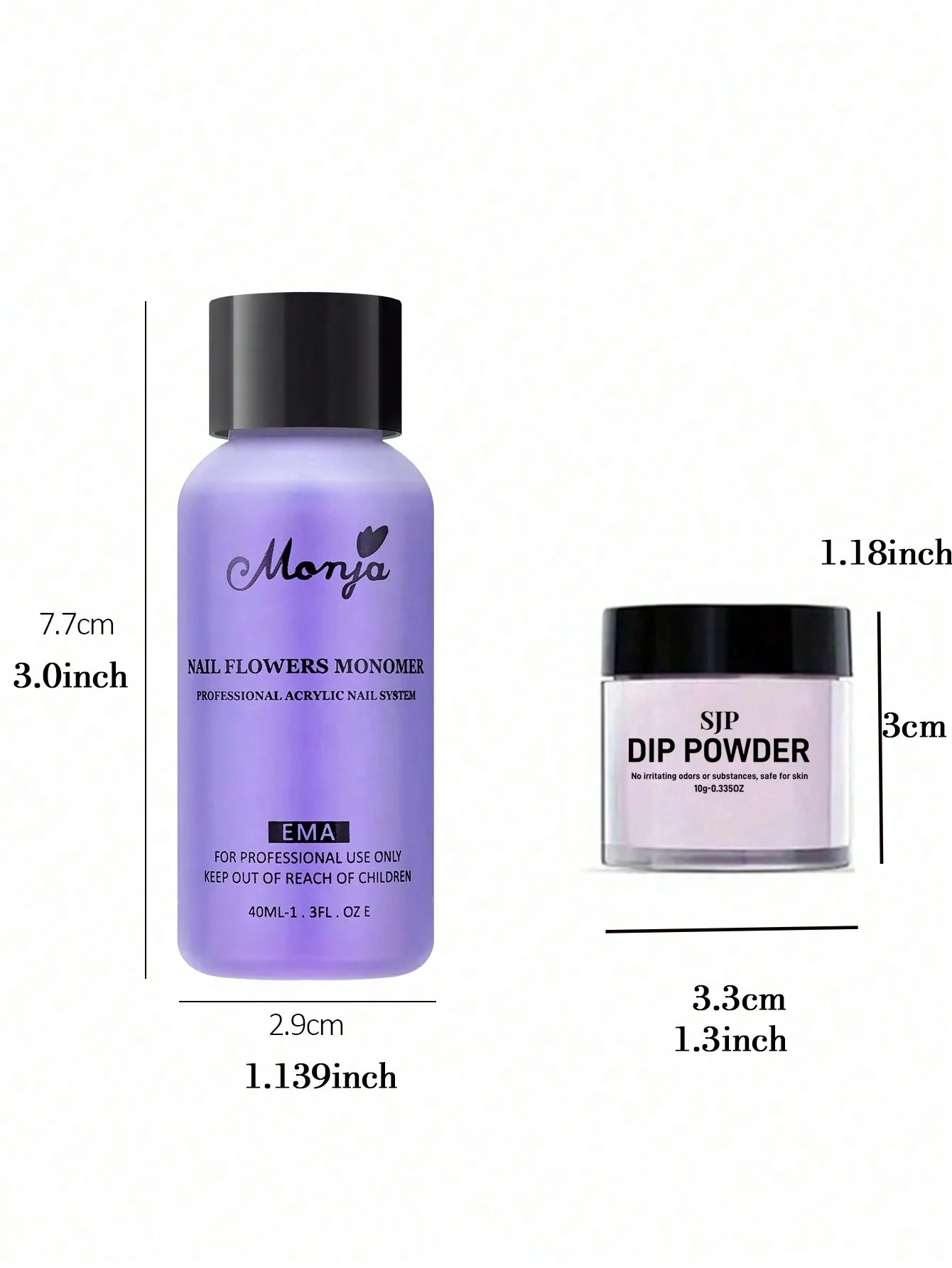 1/7 個アクリルパウダーセット、クリスタルアクリル液体ネイルアートキット、モノマーアクリルネイルキット、ネイルアクリルパウダーと液体セット、