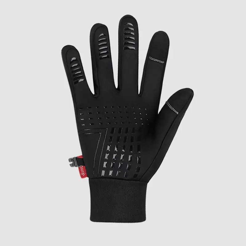 الرياضة في الهواء الطلق قفازات دافئة الشتاء الرجال يندبروف زائد المخملية سميكة المضادة للرذاذ عدم الانزلاق دراجة شاشة تعمل باللمس قفازات ركوب الدراجات