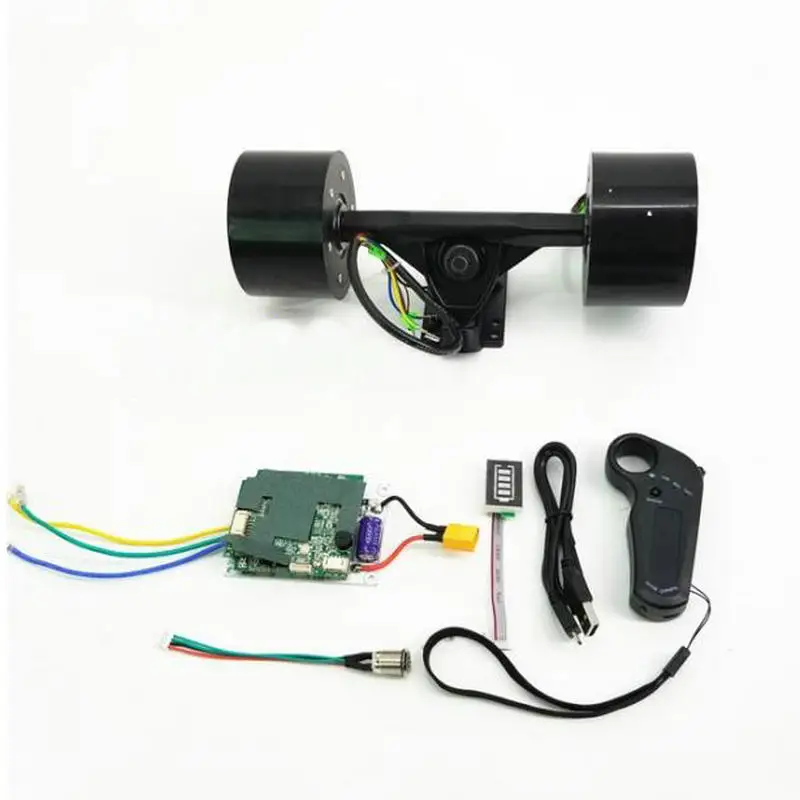 90mm Motor Electric Skateboard Power Axle Assembly Drive Axle 7 inch Power Axle Single Drive Dual Drive Accessories Kit Remote