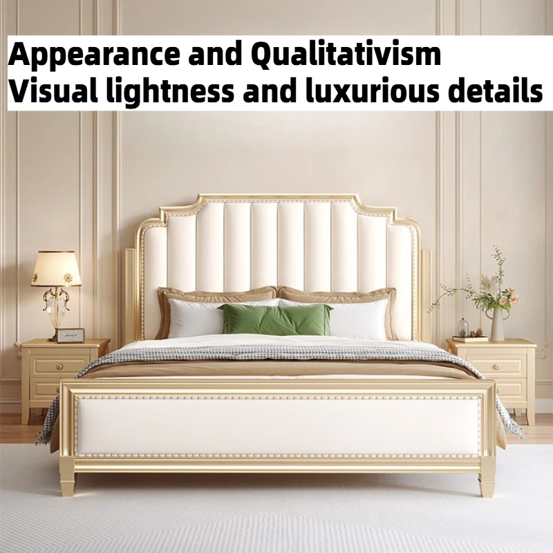 180x200cm Queen Bed 2 People Frames Full King Size Hotel Double Master Bedroom Storage Bed Luxury Decor Bedroom Furniture