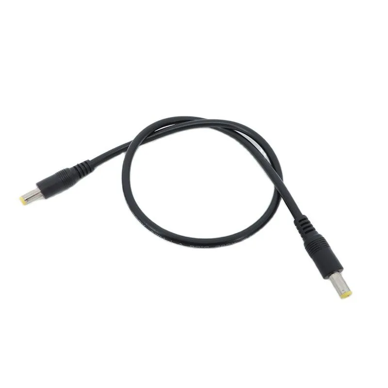 Kabel catu daya ekstensi pria KE pria DC 5.5MM x 2,5 MM kabel steker 0.5m 1.5M 3meter adaptor konektor kawat untuk kamera strip J17