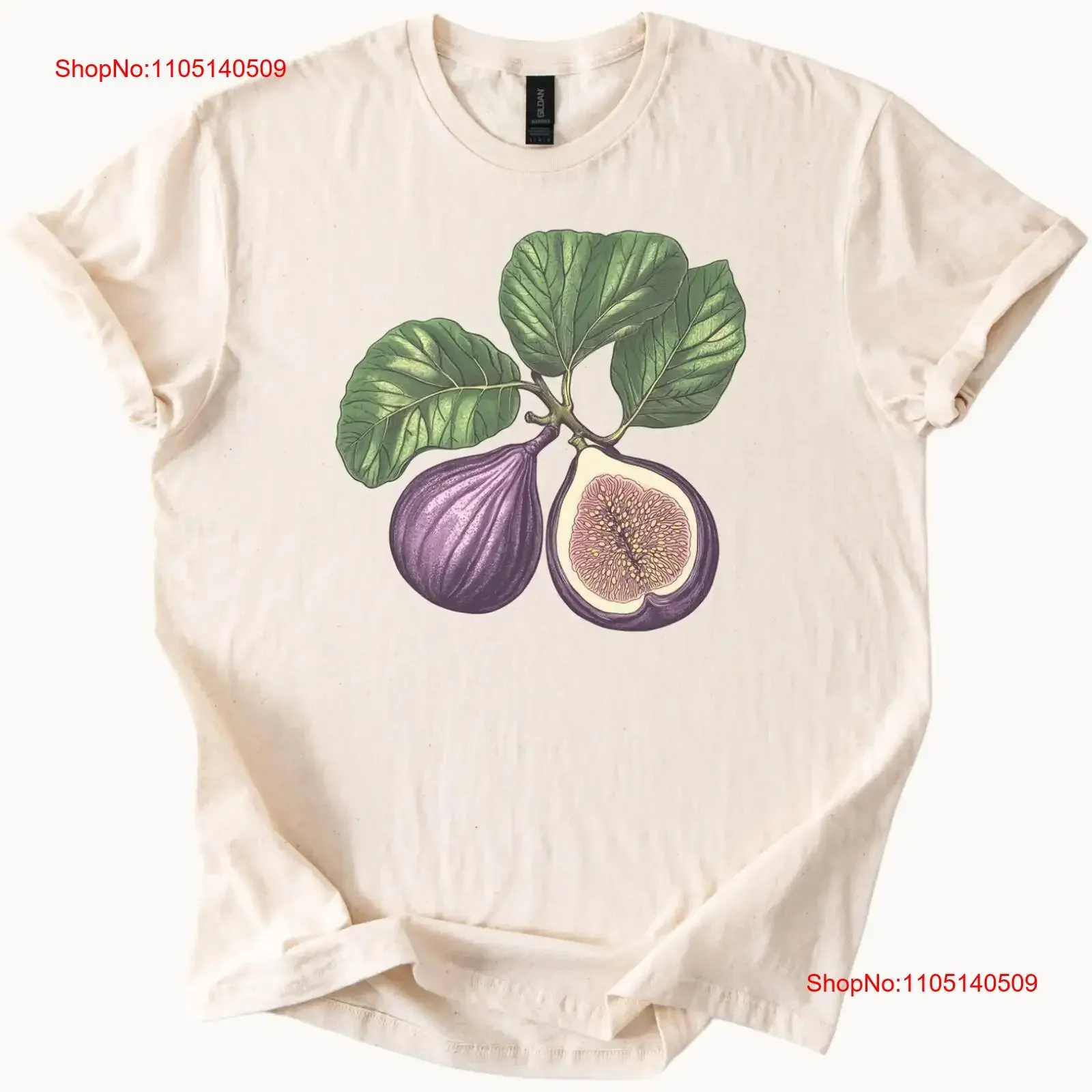 تي شيرت التين النباتي FruiT عتيق مغسول أنيق غير رسمي أوم جرافيك ملابس الشارع قابلة للتنفس ممتدة قليلاً ومتعددة الاستخدامات #1