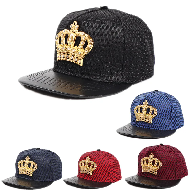 Fashion Summer Brand Crown Europe Baseball Cap Hat For Men Women Casual Bone Hip Hop Snapback Caps Sun Hats