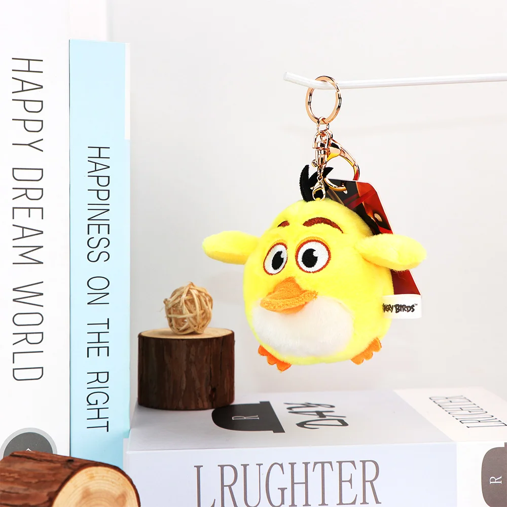 Angry Birds Original Plüsch-Schlüsselanhänger, 6,5–13 cm, Anhänger, Cartoon, Kawaii, Hängespielzeug, Stofftier, Dekoration, Geburtstagsgeschenke – Detail 7