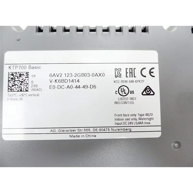 ORIGINAL SIMATIC HMI,6AV2123-2GB03-0AX0 KTP700 BASIC PANEL,6av2123-2gb03-0ax0, 6AV2 213-2GB03-0AX0, 7