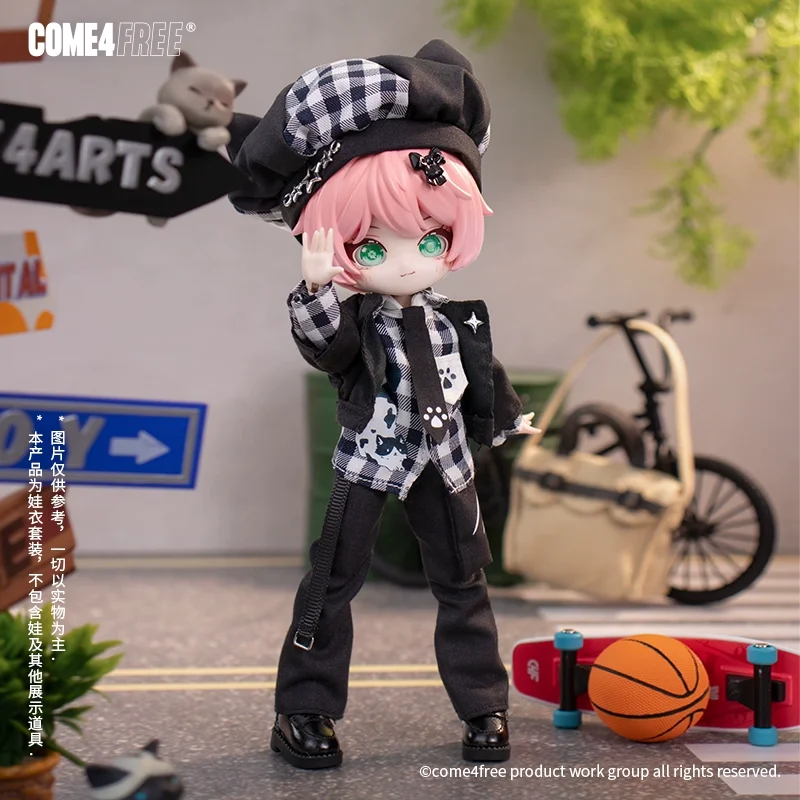 COME4FREE مواء Dailies سلسلة BJD ملابس دمى الزي مجموعة ل OB11 1/12 مقياس تحصيل إكسسوارات دمي #1