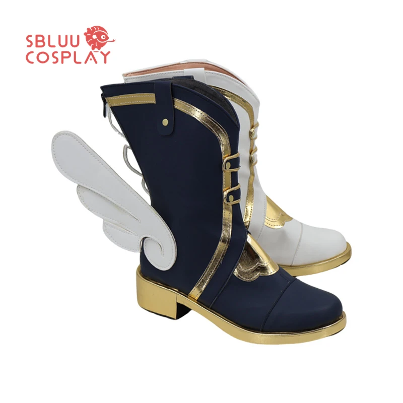 SBluuCosplay Gioco Honkai Star Rail Tribios Scarpe Cosplay Stivali su misura per feste di Halloween
