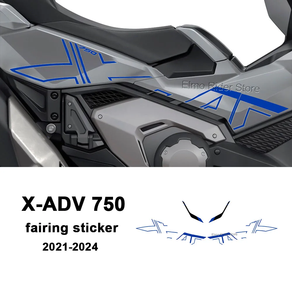 

Для Honda X-ADV 750 X ADV 750 2021 2022 2023 2024 ПВХ защитная наклейка от царапин наклейки на кузов мотоцикла