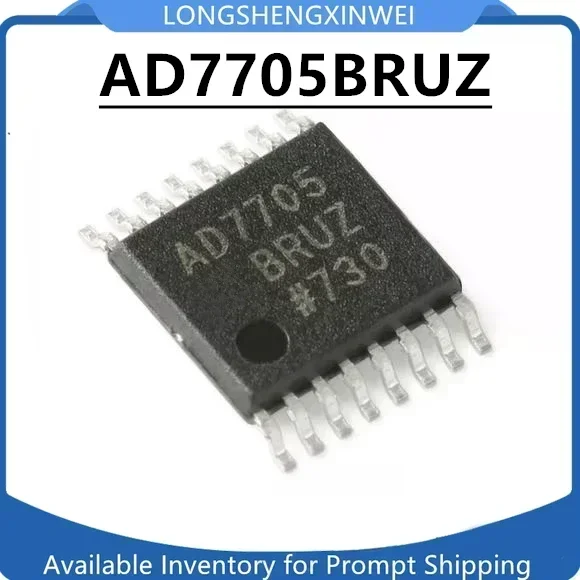 1PCS AD7705 AD7705BRU AD7705BRUZ TSSOP-16 16 Bit 2-channel New Converter Chip New Original in Stock