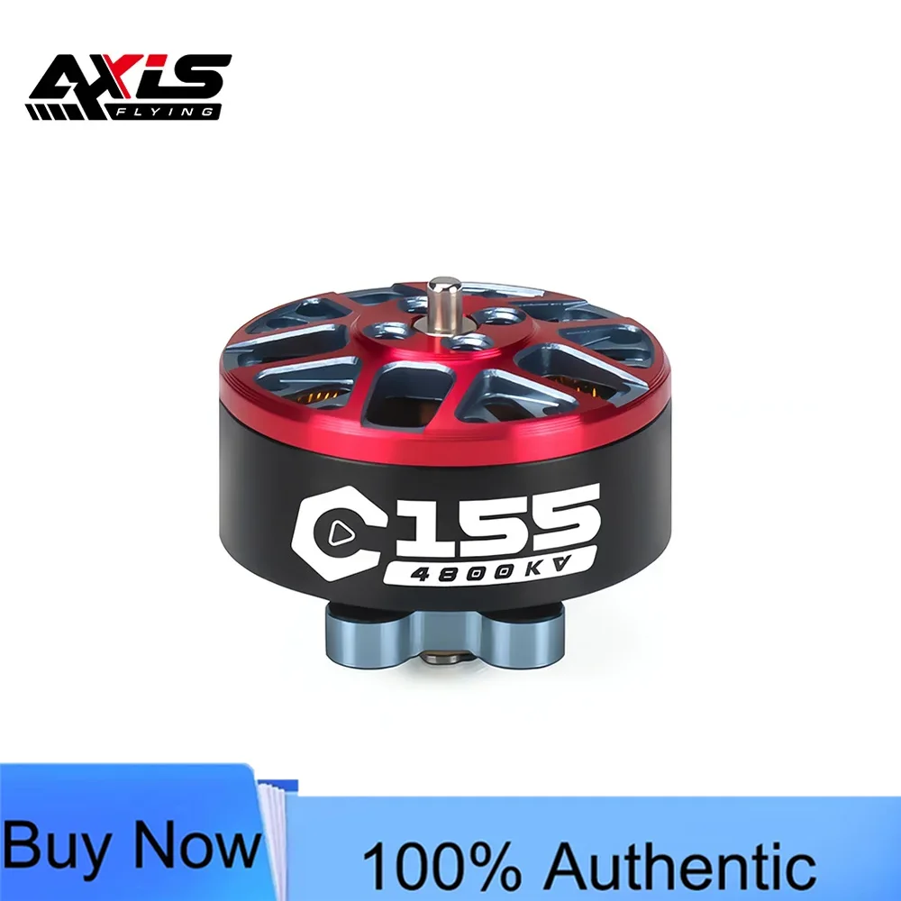 Axisflying C155 4800KV FPV Brushless Motor für 2,5-3,5 Zoll Cinewhoop Drohnen, Hochtemperaturbeständig, Zubehör für Langstrecken-Drohnen