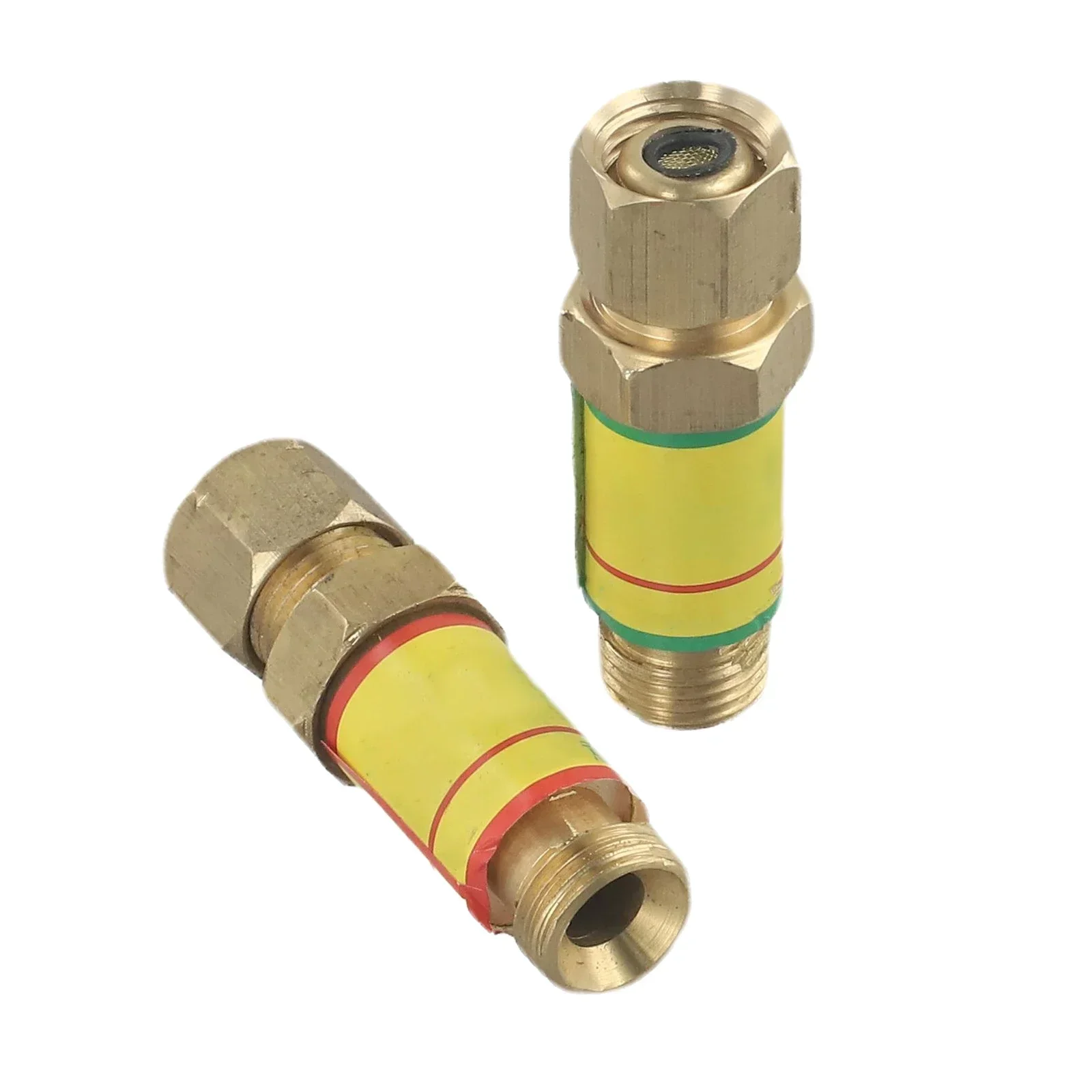 Oxygen Acetylene Flashback Arrestor, M16*1 5 Copper Check Valve For Cutting Torch, Ensures Safety, Compatible With Electronics