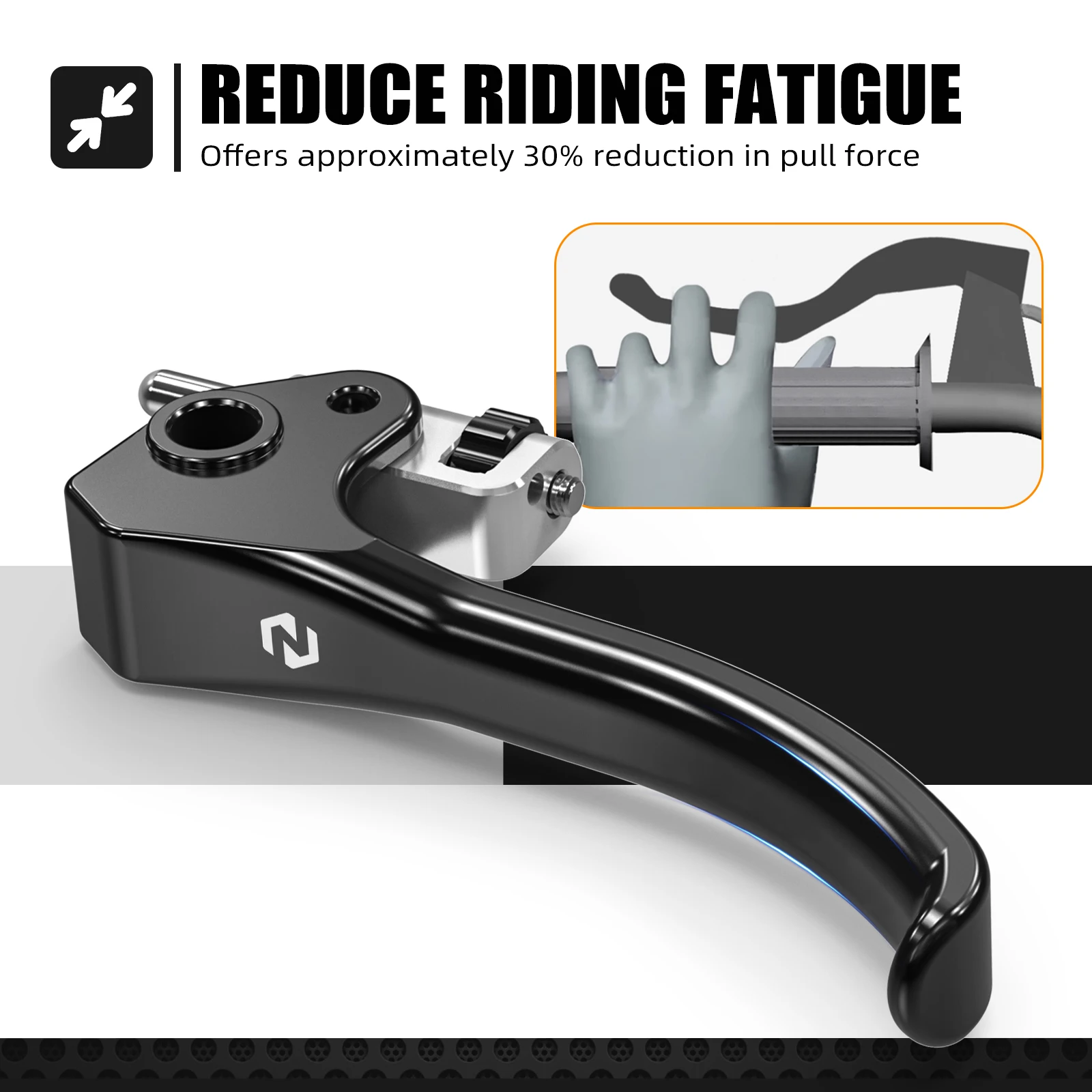 NICECNC Osłona zbiorniczka płynu hamulcowego i sprzęgła przedniego hamulca oraz krótka dźwignia sprzęgła i hamulca do Husqvarna TE 300 2022-2024, TE250, FE 450, FE501