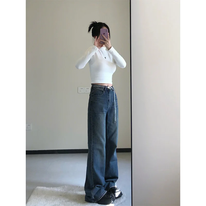 White f-High Collar Long Sve Thermal T-irt Women's ort Sle Fce-Lined Inner Wear Slim Fit Autumn Winter Top