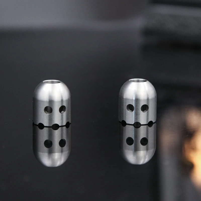 شبح الفولاذ المقاوم للصدأ سكين قطرة قلادة الكبار تململ لعبة Paracord حبل الضغط اللعب Edc ملحق موضة الرجال النساء هدية #5