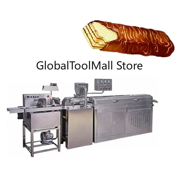 Low Price Biscuit Chocolate Coating Machine with Chocolate Enrober Cooling Tunnel Cooling Belt