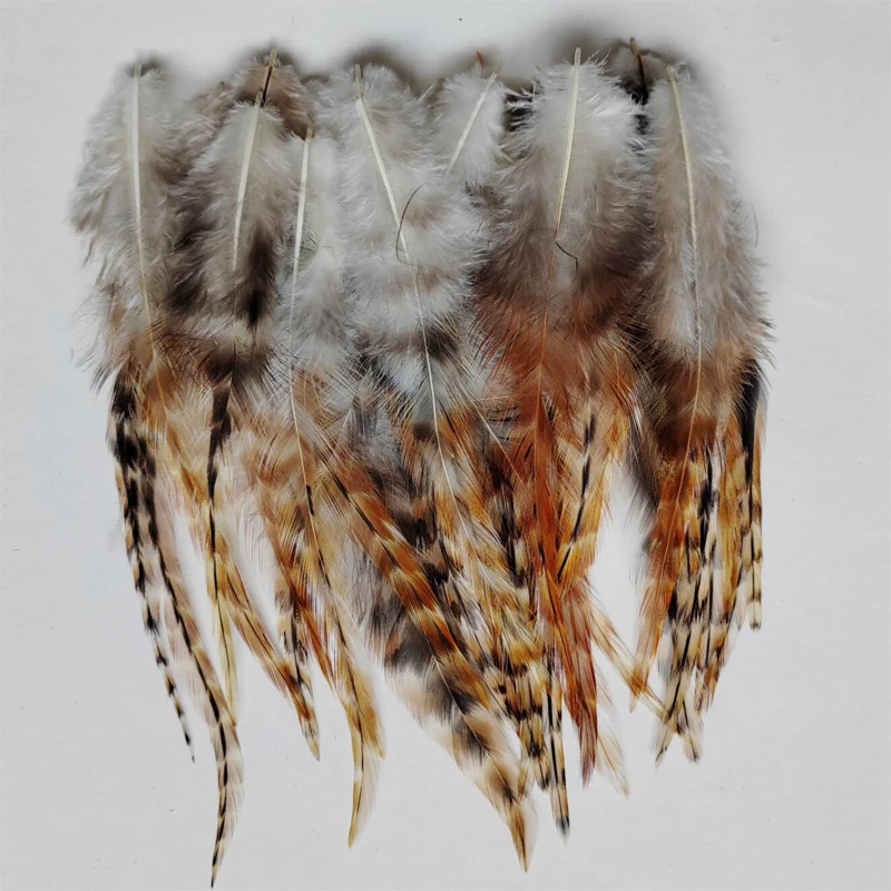 500pcs/lot 4-6inches 10-15cm Nature Chicken Saddle Hackle Craft/Millinery Feathers,natural feathers
