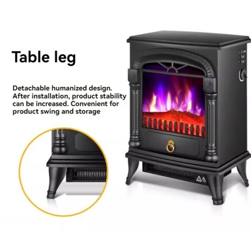 European Fireplace Heater Home Simulation Flame Heating Furnace Heating in The Bedroom Quick Heating Heater