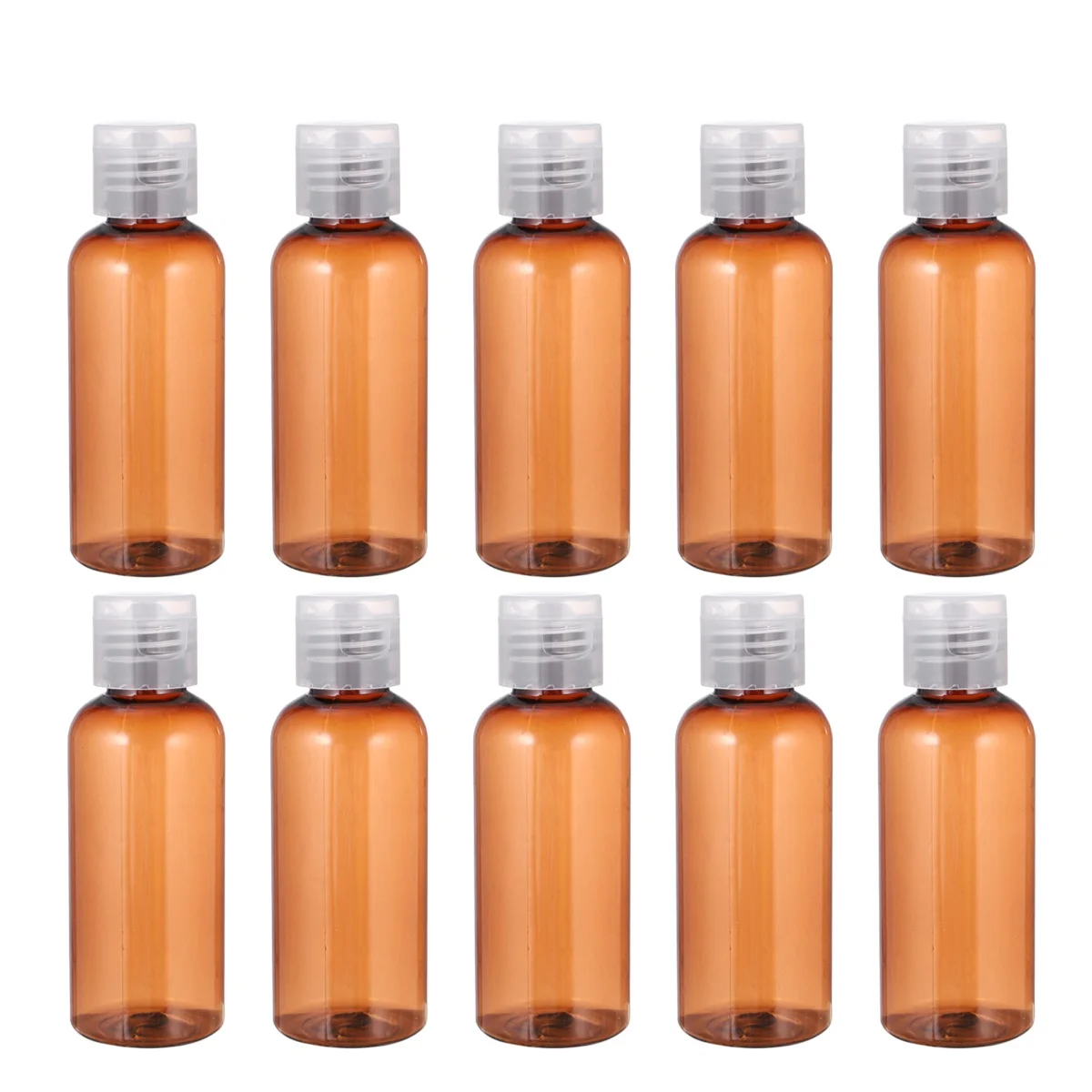 

20pcs 60Ml Travel Subpackaging Bottles Lightweight Durable Storage Lotion Refillable Plastic Dispenser For Essential
