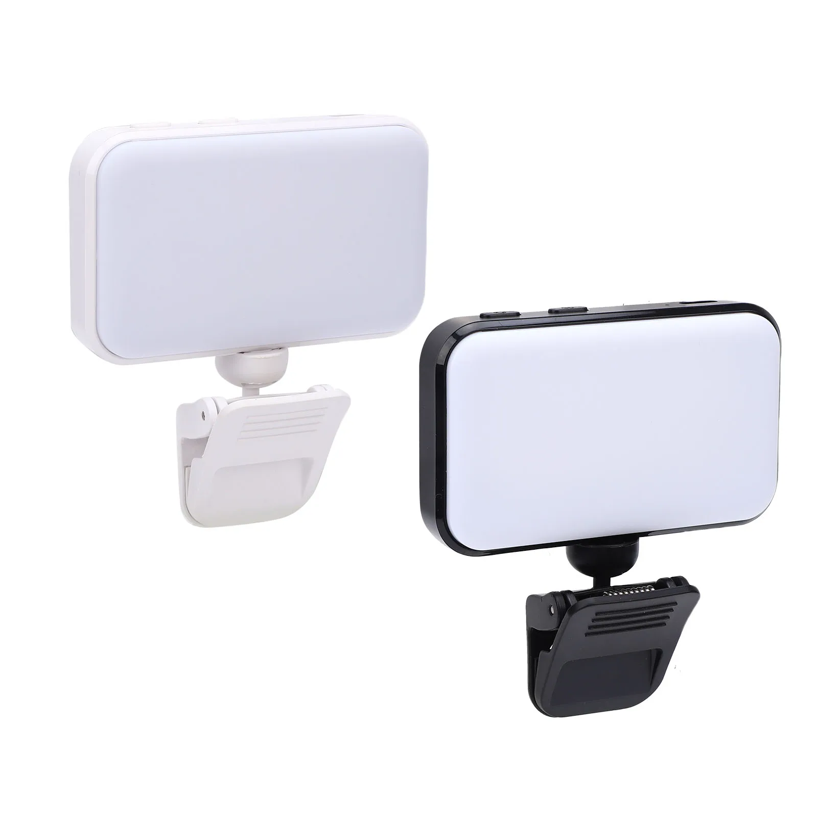 

Portable LED Phone Light Adjustable Brightness Video Conference Lighting with Clip for Live Streaming Photography