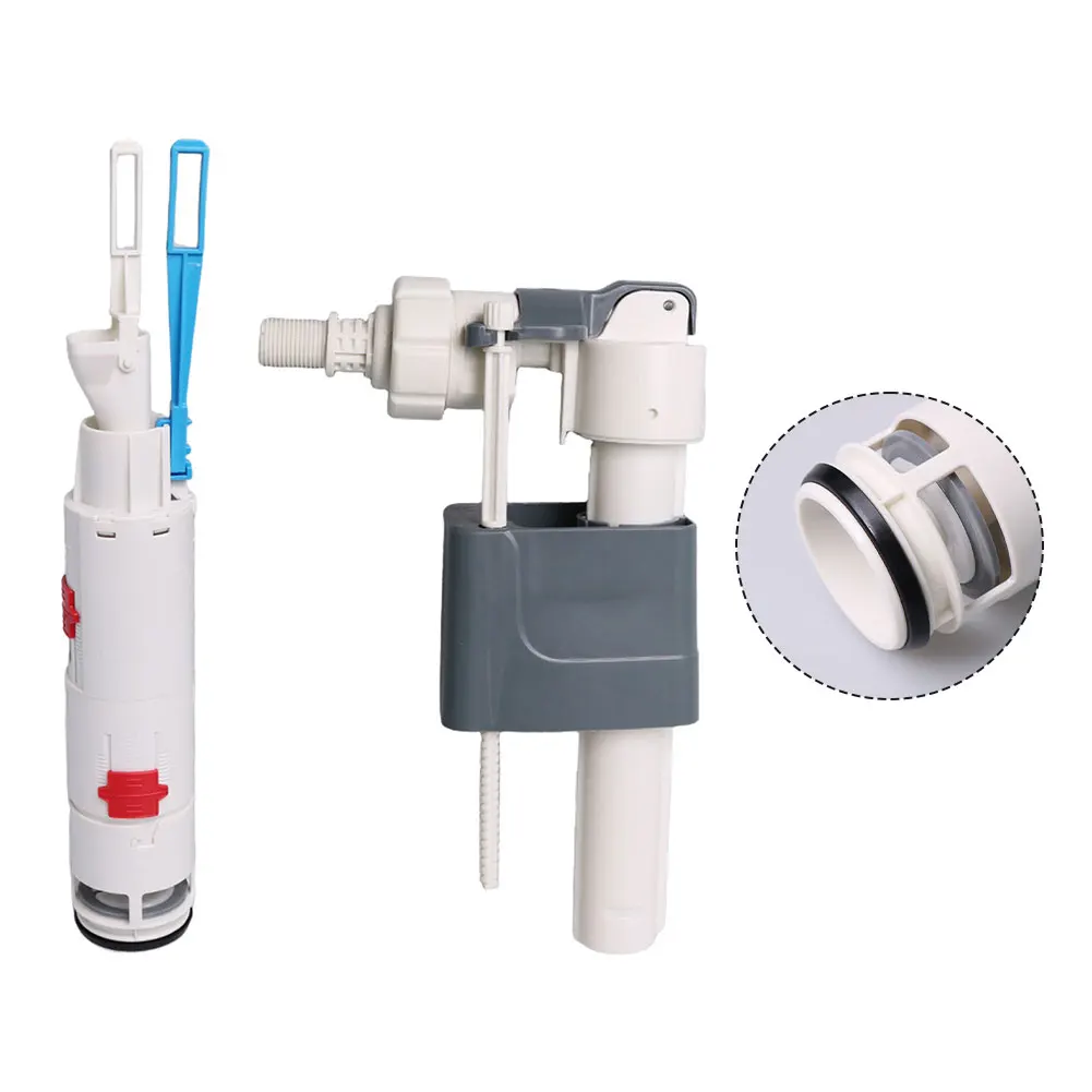 3-Point Toilet Tank Filling Valve Drain Valve Water Tank Repair Fittings Kit For WH053 WH063 WH050D Cisterns Toilet Parts