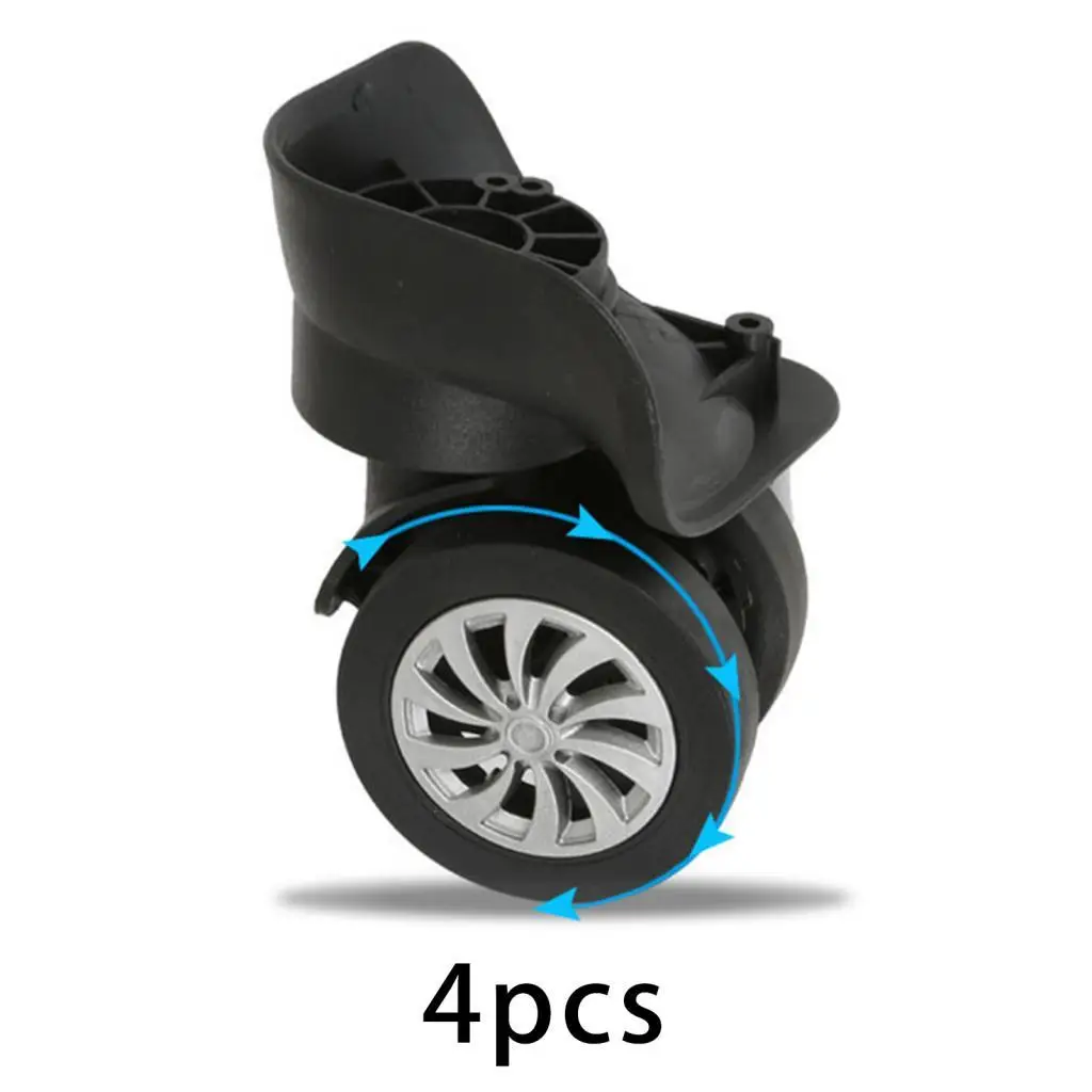 

2Pcs Luggage Wheels Replacement Flexible Repair Accessories Suitcase Casters