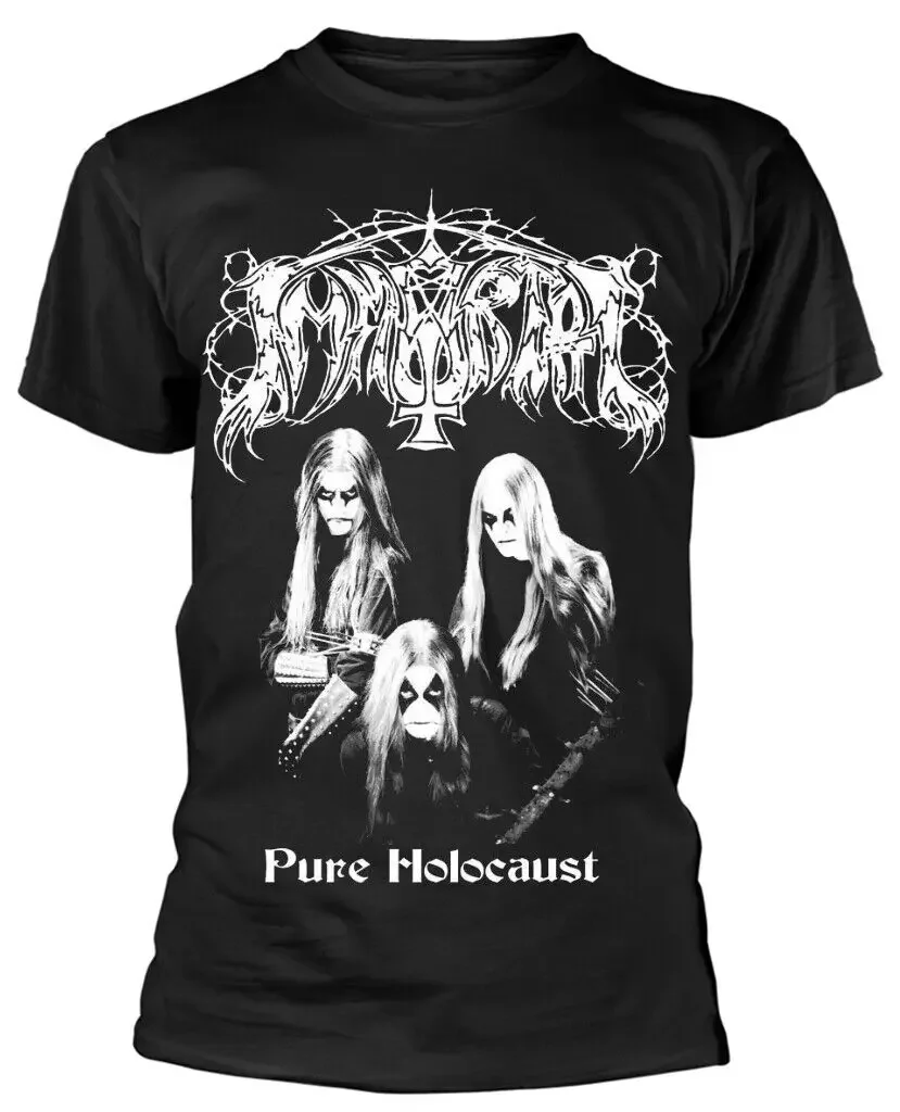 Immortal Pure Holocaust T-Shirt NEW OFFICIAL mens designer clothes new in tops & tees oversized t shirt Short Sleeve fashion