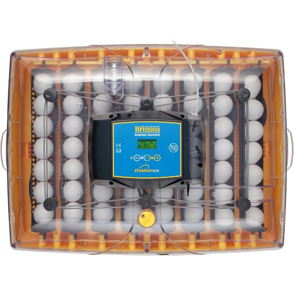 Ovation 56 EX Egg Incubator With Automatic Egg Turning and Humidity Control, Precision Digital Controls, Temperature Alarms