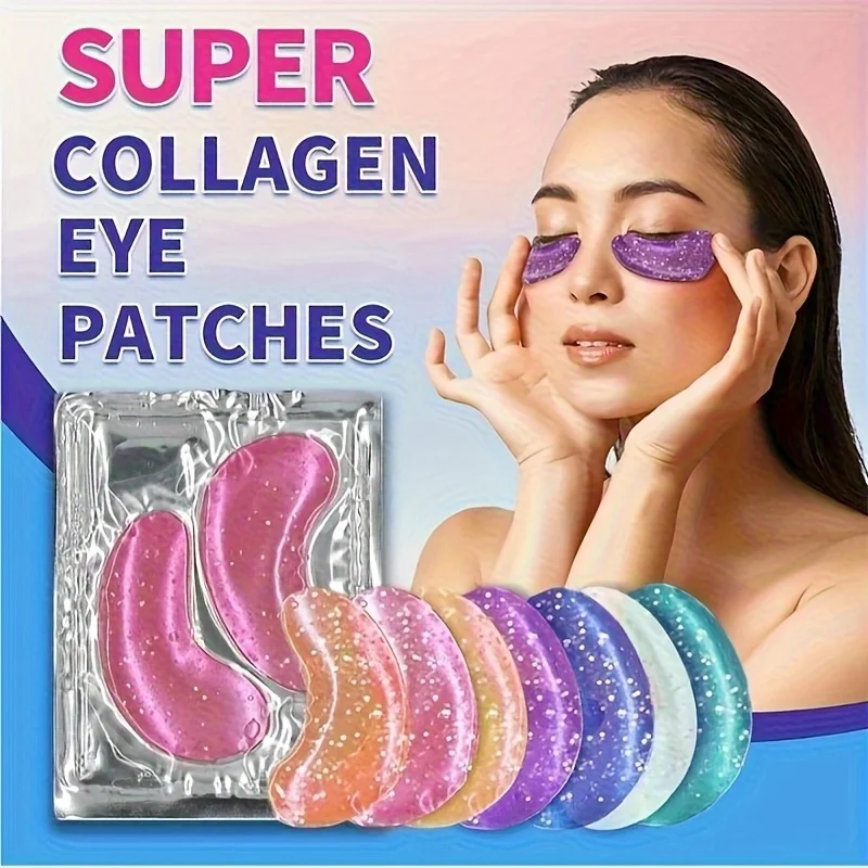 Dez máscaras para os olhos em gel (5 pares) fornecem um efeito refrescante, calmante e protetor nos olhos. Confortável e suave de usar.