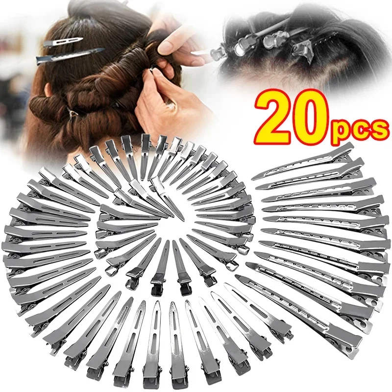 Haarklammern für Damen: Metallische Haarspangen für Friseure, Haarschnitt und Styling – Werkzeuge für voluminöses Haar und Haarwurzel-Styling – Detail 1