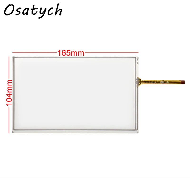 

Новинка, резистивная сенсорная панель 7 дюймов для AT070TN83 800x480, сенсорный экран 165 мм × 104 мм