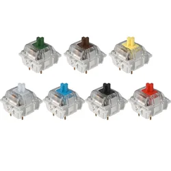 Gateron Switches Mechanical Keyboard KS-9 3 Pin Red Brown Blue Green White RGB Silent Clicky Linear Tactile Compatible Cherry MX