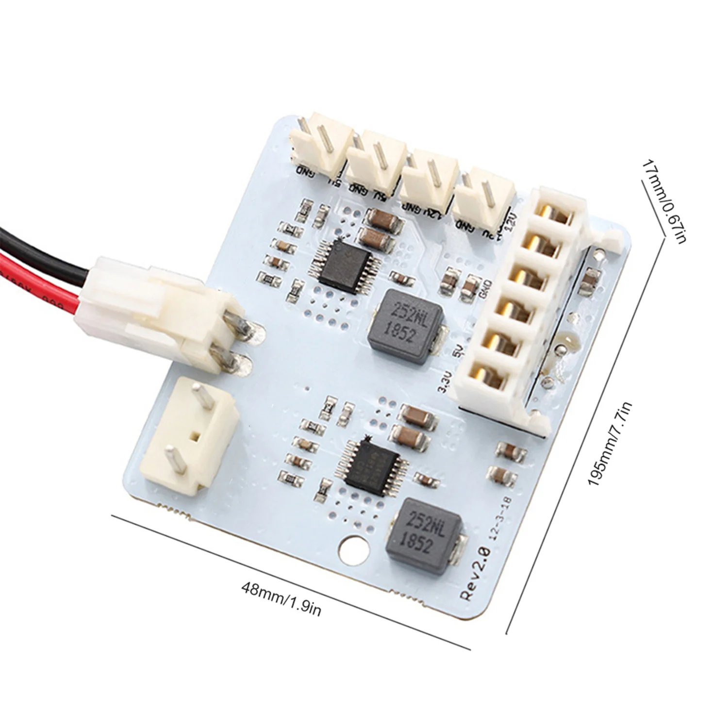 Płytka zasilacza PSU 12V Rev2.0 + Adapter wtyczki zasilania do konsoli SEGA DreamCast, części zamienne i akcesoria. — zdjęcie produktu 5