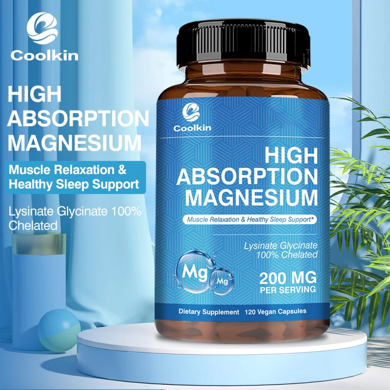 

Highly Absorbable Magnesium 200mg - Promotes Healthy Sleep and Supports Cardiovascular, Bone, and Muscle Health