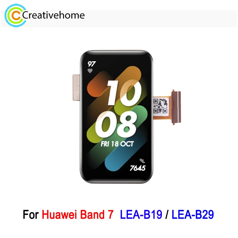 1.47-inch AMOLED LCD Screen For Huawei Band 7 LEA-B19 / LEA-B29 194x368 Display Digitizer Full Assembly Replacement Part