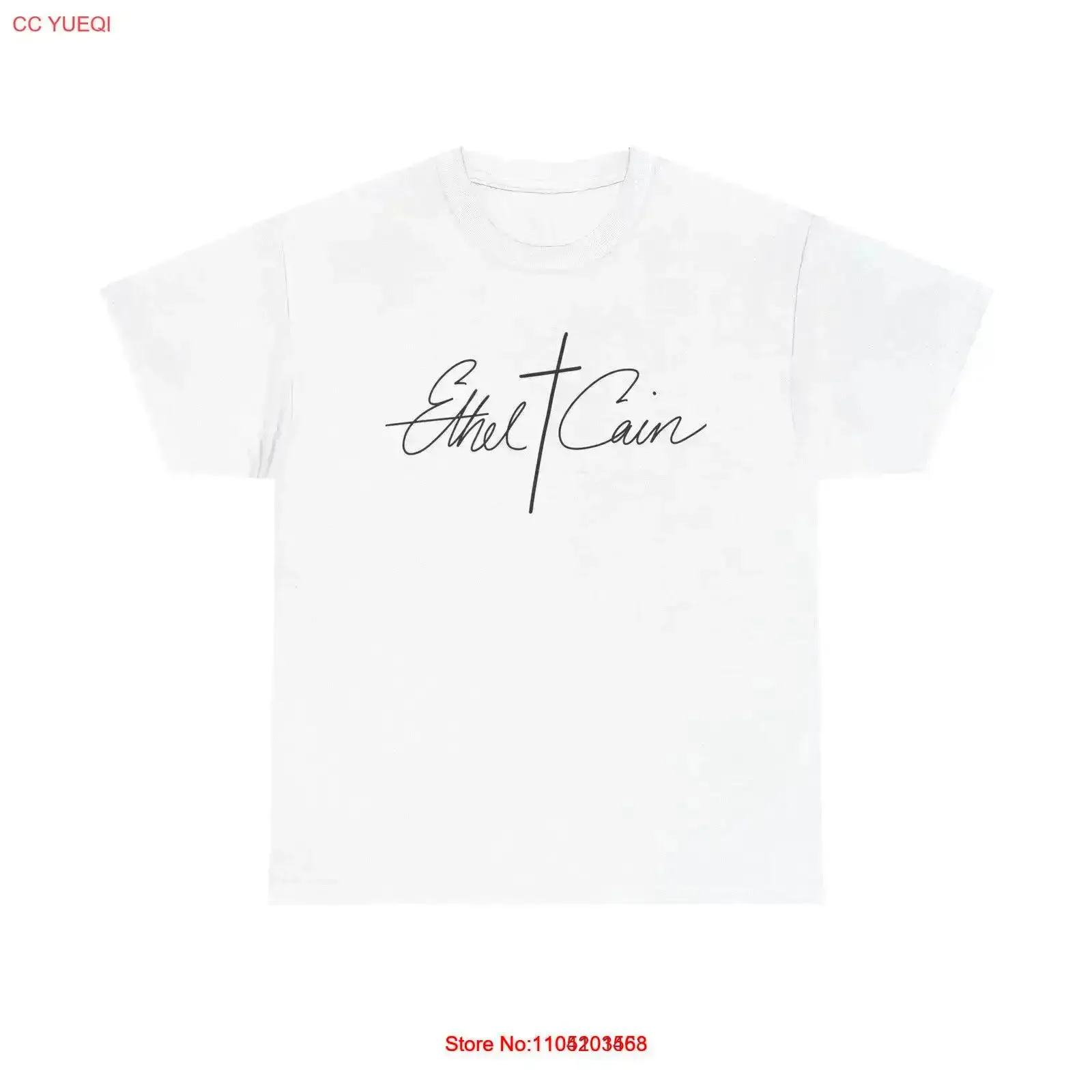 Ethel Cain Signature Inspired T Shirt Avaliable In White Brown Black vintage Washed Top For Everyday Wear Stretched homme
