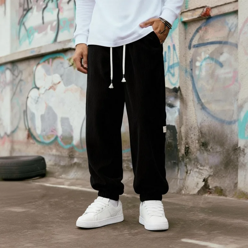 

Мужские спортивные джоггеры для весны и лета: легкие дышащие брюки свободного кроя для тренировок и активного отдыха