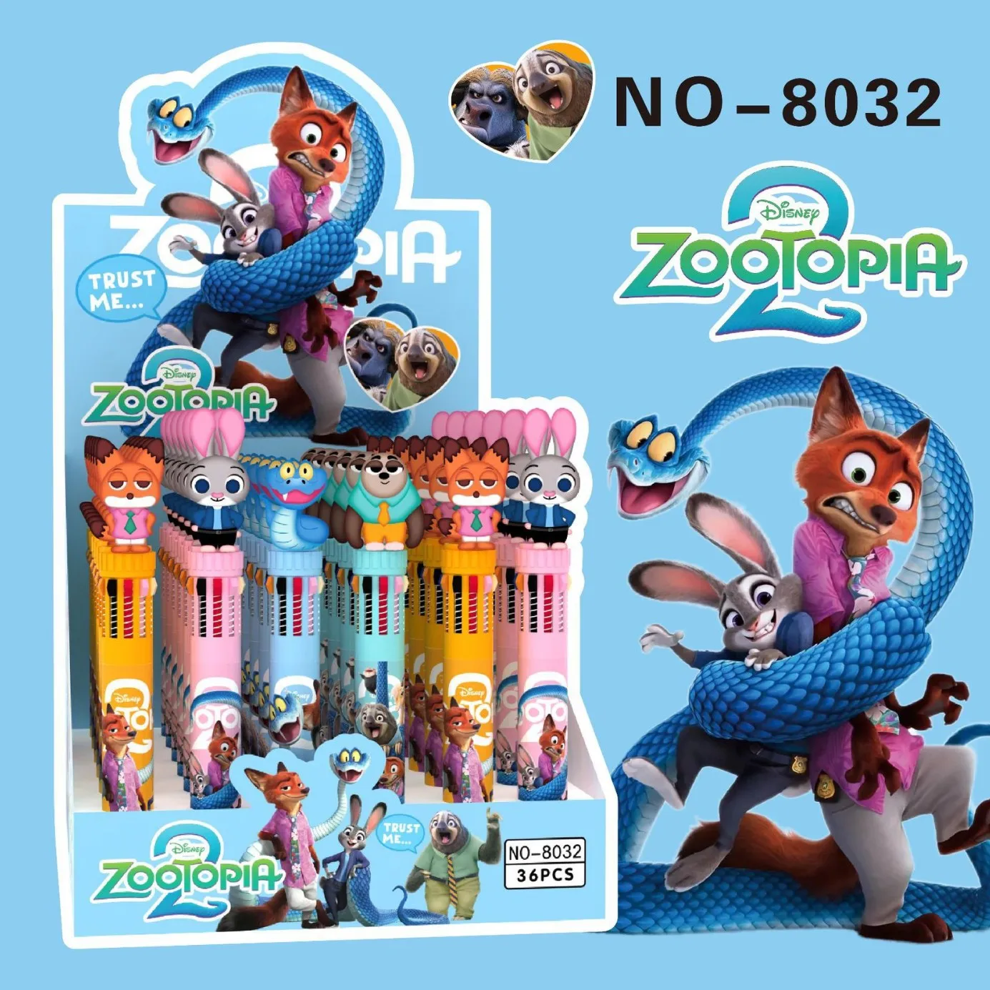 

4-6pcs/lot Kawaii Disney Zootopia 10 colors Ballpoint Pen Cute Press Ball Pens School Office Writing Supply