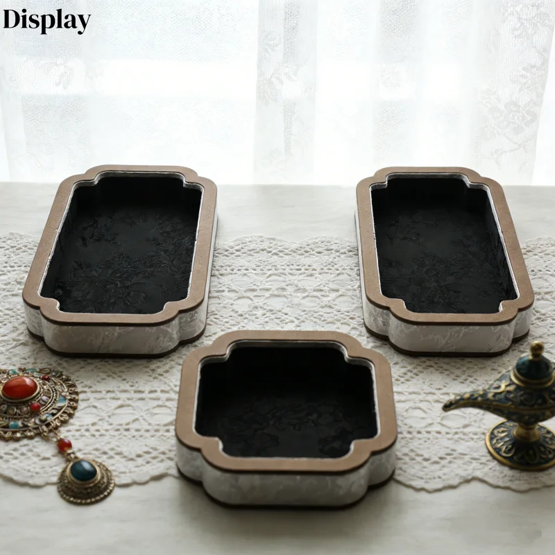 

Luxury Multi-Function Display Case, Chinese Palace Style Tray for Antique Jade & Bead Collections, Premium Gift Box