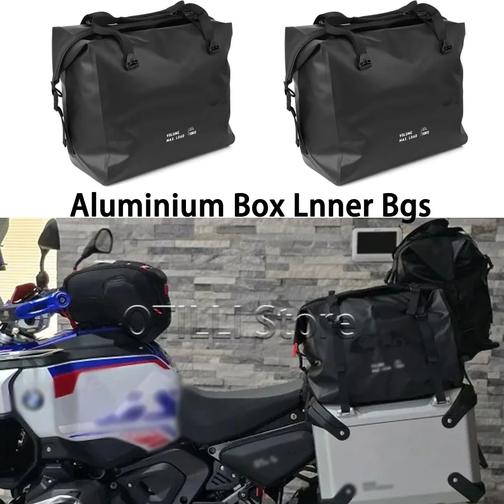 

Motorcycle Black Luggage Side Case Inner Bag For BMW R1300GS ADVENTURE R 1300 GS Adventure 1300GSA Aluminium Top Case Bags