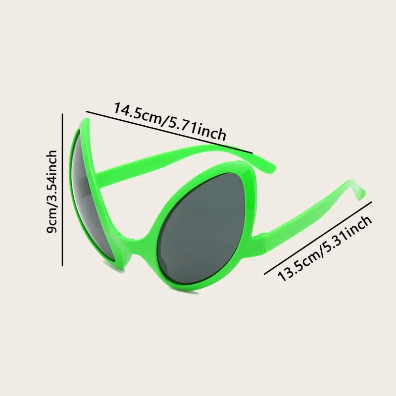 Funny Alien Sunglasses Rainbow Lens Christmas Halloween Party Glasses for Adults Kids Cosplay ET Costume Accessories  lunette