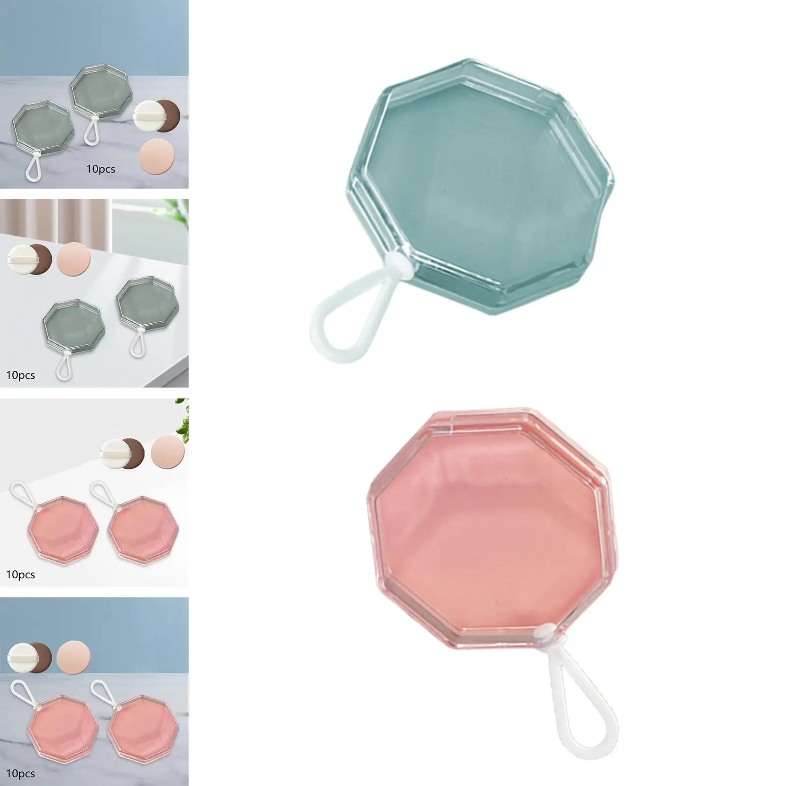 Poederdons opbergdoos Lege schoonheid Beschermende container Organizer Case Herbruikbare houder Cosmetische spons voor dagelijks gebruik Reizen