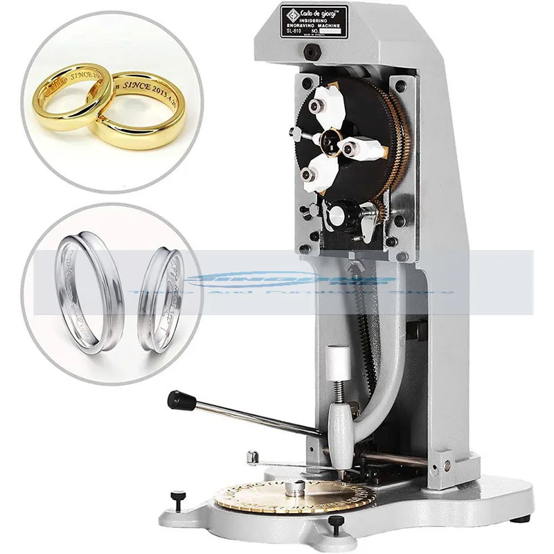 Inside Ring Engraver Stamper with Two Faces Standard Letter Block Dial Jewelry Making Engraving Machine NEW