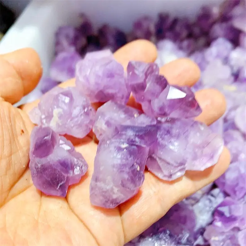 1kg Natural Raw Amethyst Cluster Combo Bulk Wholesale Crystal Chunks Healing Crystals Landscaping Feng Shui Fish Tank Decor