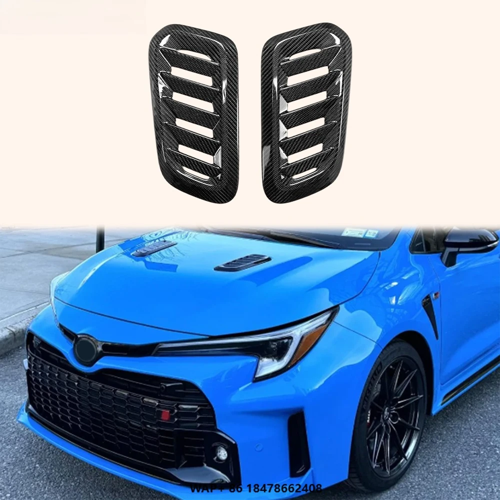 

For 23-25 GR Corolla 5Dr Dry Carbon OE Style Front Hood Vents Duct Pair