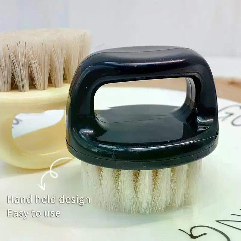 Nail Dusting Brush With Ergonomic Handle Available In 2 Colors Anti-Static Easy To Carry Nail Cleaning Tools